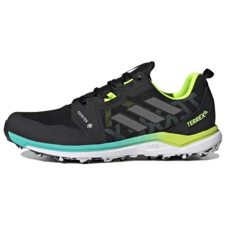 Adidas Adidas Terrex Agravic Casual Breathable Low top Running Shoes Men's Black Silver White