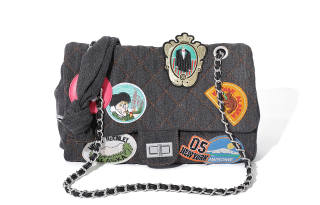 MASTER CANVAS Fabric Chain Bag, Shoulder Bag, Crossbody Bag Large Women's Gray