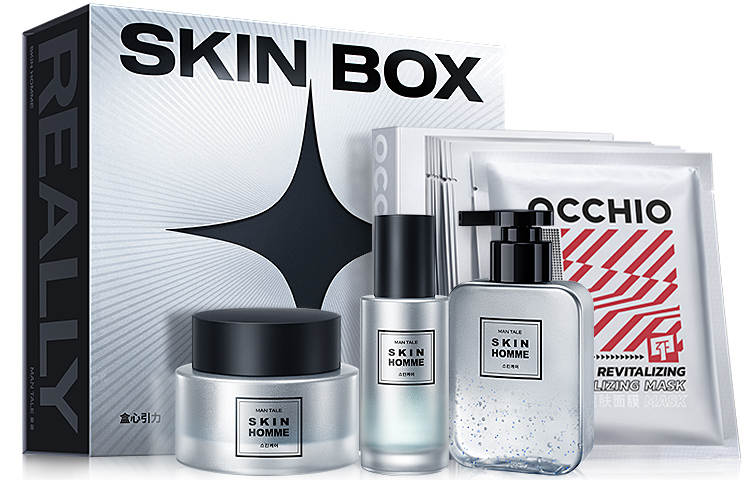 MAN TALE Box Center Gravity Skincare Sets Hydrating Oil Control Cleaning Hydrating