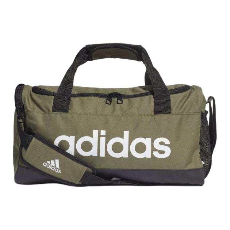 Adidas Adidas Recycled Material One Shoulder Crossbody Handheld Travel Bag Small Unisex Army Green & Black & White