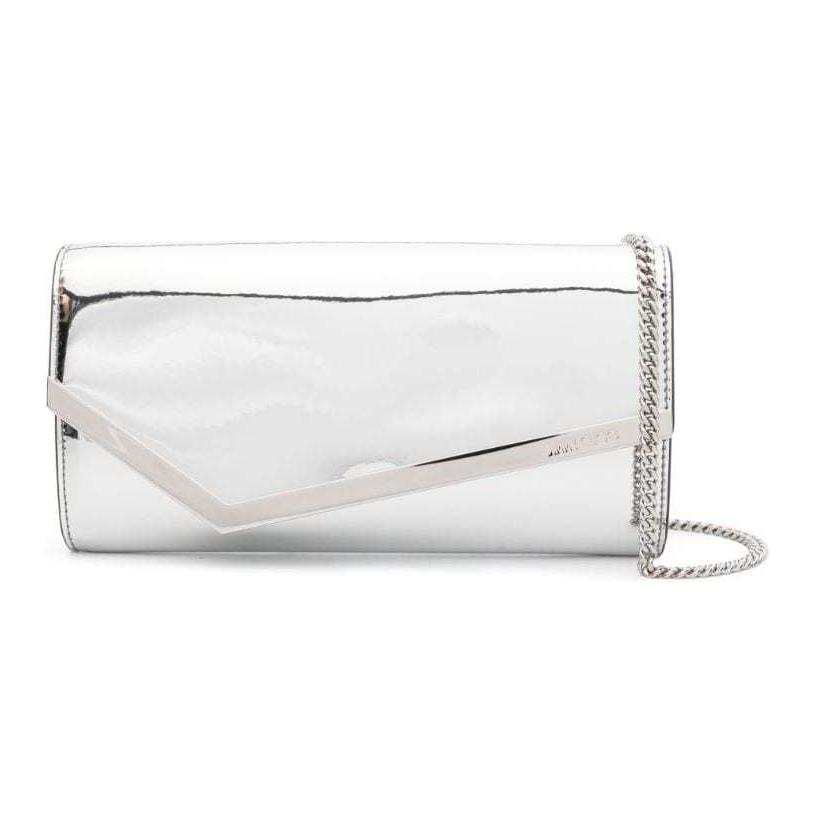 Jimmy Choo Fabric Crossbody Bag, Shoulder Bag Women's Silver