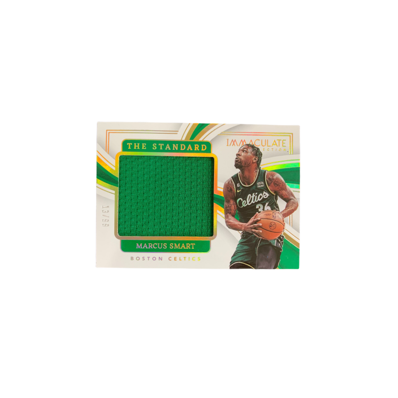 PANINI 2022 23 Immaculate Celtics, Smart, Smart, Game Worn Jersey Card, Player Card, Card Collection Pass Sports Cards