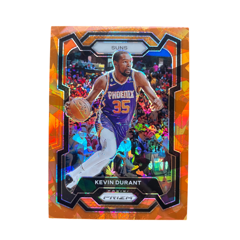 PANINI 2023 24 Basketball NBA Sun, Kevin Durant Prizm Orange Ice, Star Card Pass Sports Cards 1 Pc