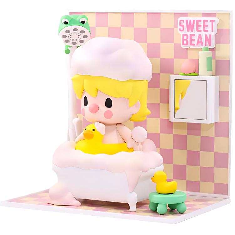 POP MART SWEET BEAN Little Sweet Bean, Bubbles Bath Edition Collection Trendy Figures