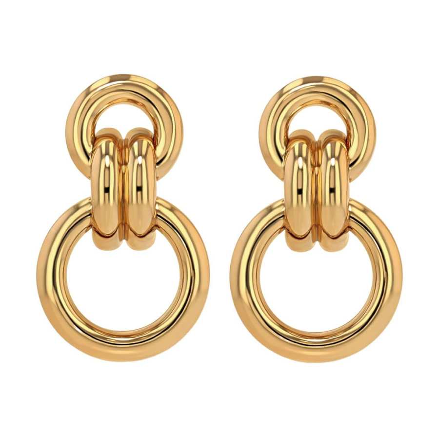 Anine Bing Cable link Drop Earrings