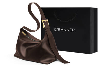 C°BANNER Cow Leather Shoulder Bag Women's Coffee/Caramel