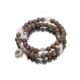 TIG Agate & Chalcedony Beaded Bracelets Unisex