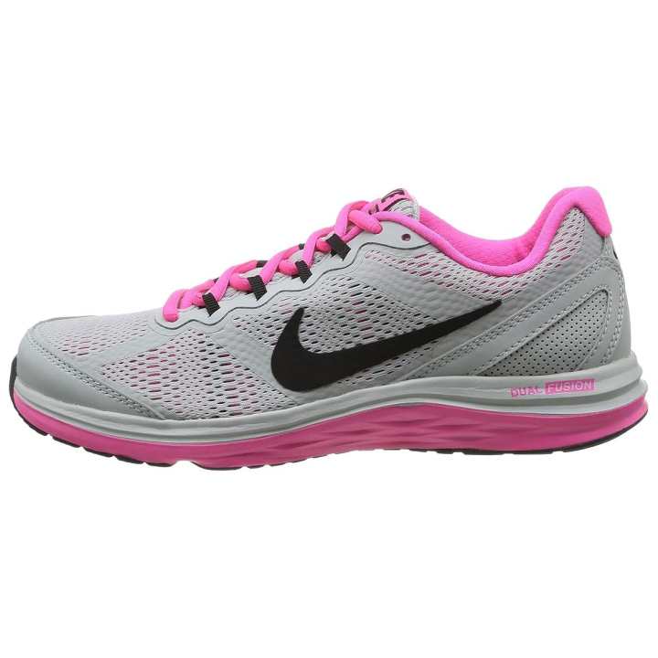 Nike Nike Dual Fusion 3 Low Top Gray/Pink Women's