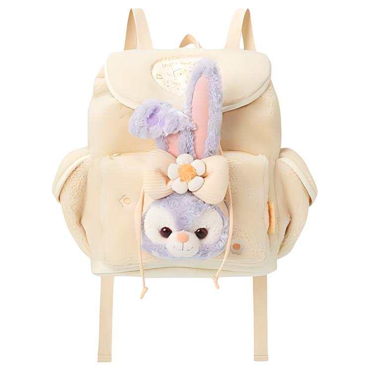 Disney Duffy And Friends Together In Leisure StellaLou Fabric Backpack Regular Women's Beige