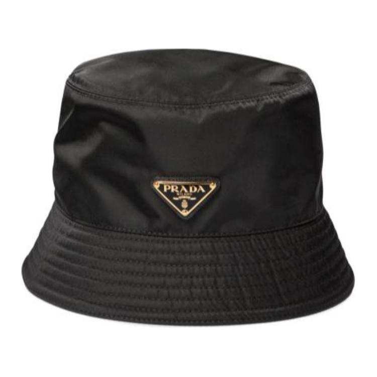 PRADA PRADA Signature Logo Plaque Bucket Hat