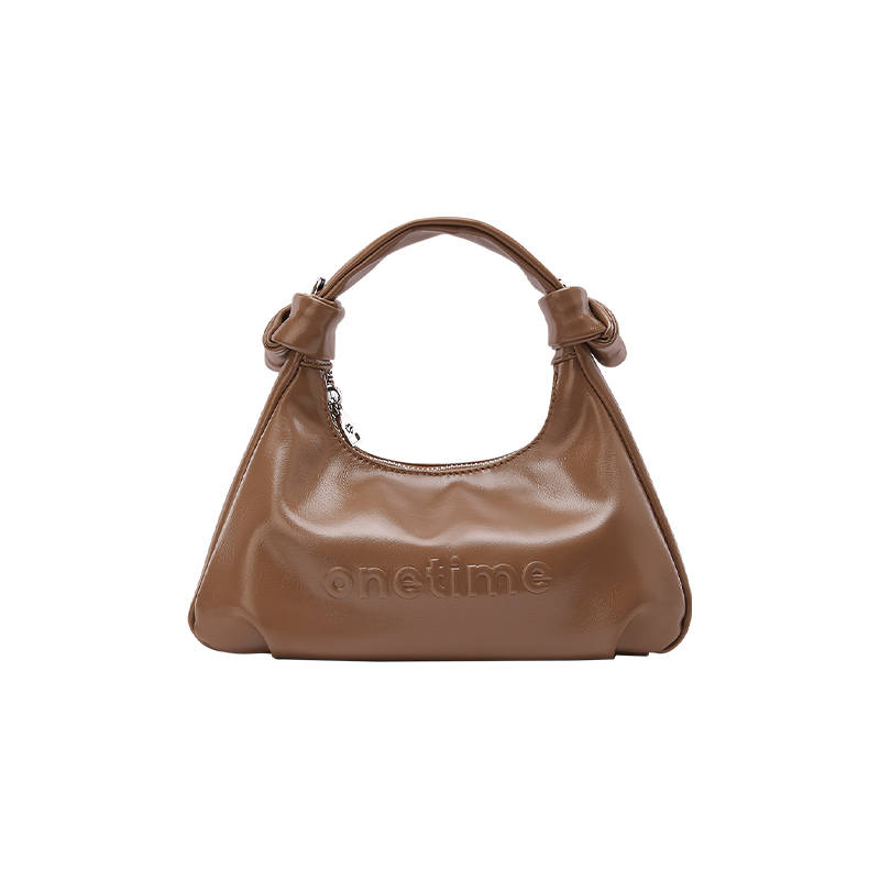 ONE TIME Pu Raw Chocolate Handbag Crossbody Regular Women's