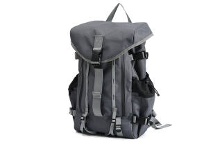 MYEDITION 18LS27LL Backpack Outdoor Bag Polyester With Nylon Black/White Unisex