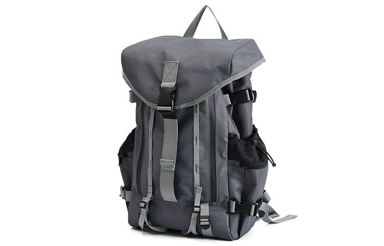 MYEDITION 18LS27LL Backpack Outdoor Bag Polyester With Nylon Black/White Unisex