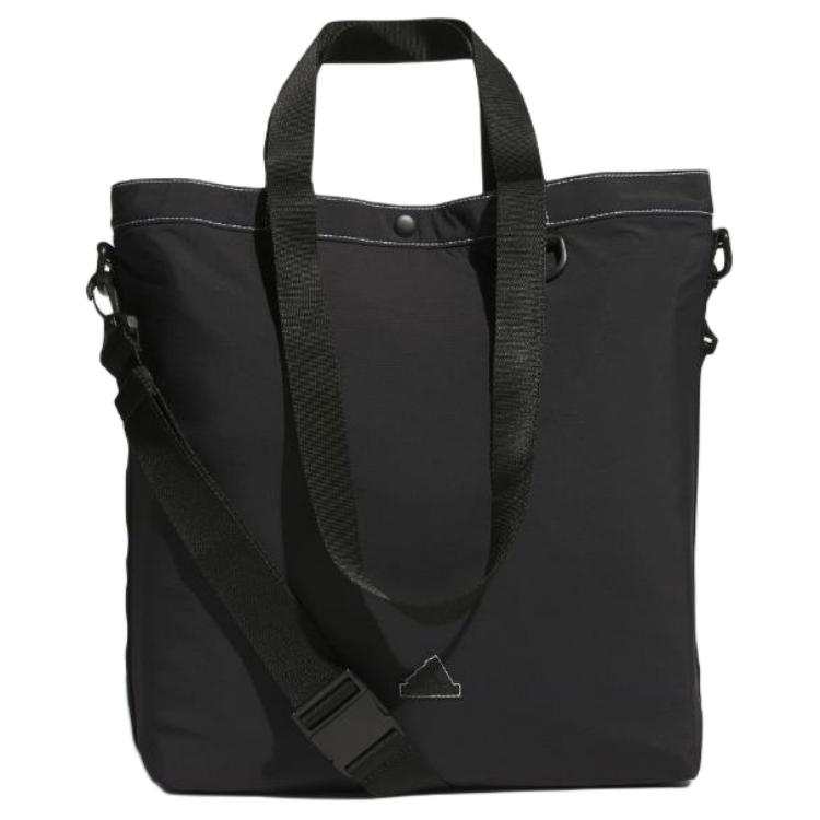 Adidas Adidas Polyamide Tote Bag, Shopping Bag, Shoulder Bag, Crossbody Bag, Handbag Regular Unisex Black