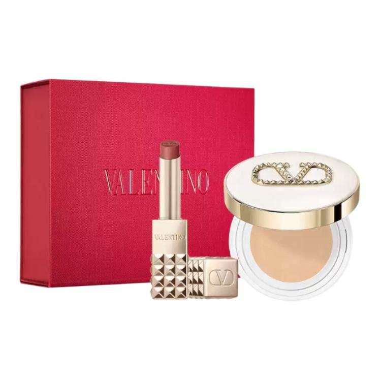 Valentino Stud Lipstick Cushion Box Makeup Sets Natural Various Skin Types LN2+134R