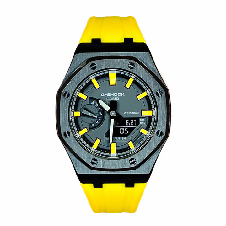 CASIO CASIO Men Liquid Crystal/Analog Dual Display Series 44mm Black Watch
