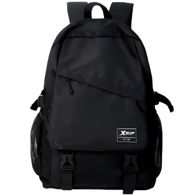 XTEP Polyester Backpack Regular Unisex Black