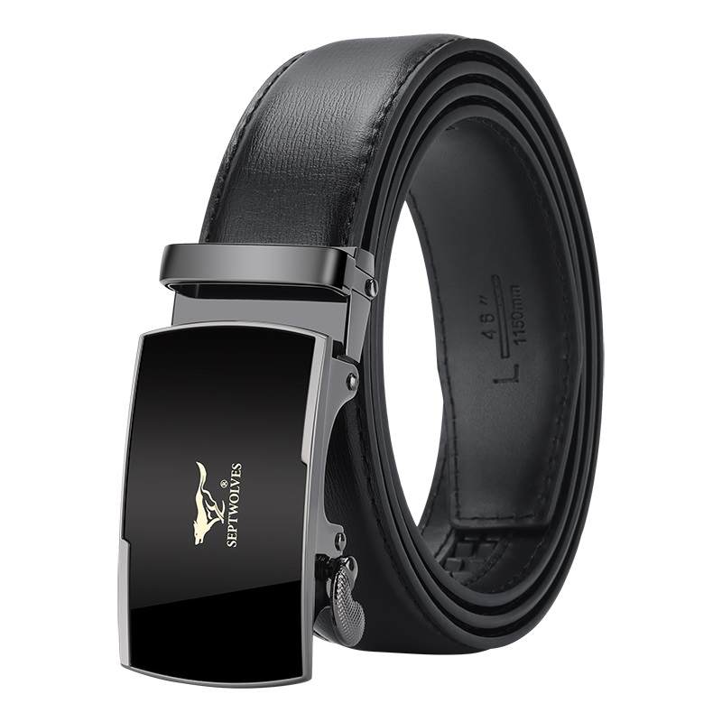 SEPTWOLVES SEPTWOLVES Cow Leather Belt Men's 3.1cm