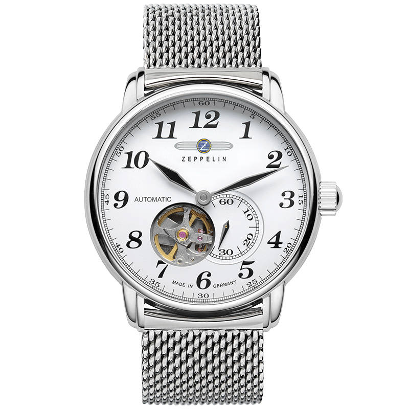 ZEPPELIN Piaget Collection Automatic Mechanical Movement Men's Watches Watch 40 White Dial