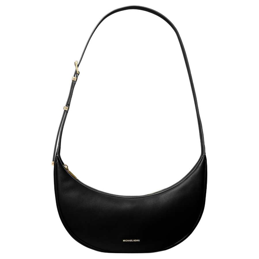MICHAEL KORS Leather Shoulder Bag, Crossbody Bag Medium Women's Black