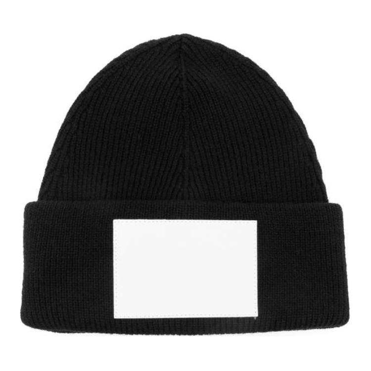 MM6 Maison Margiela Numbers Motif Rib Knitted Beanie