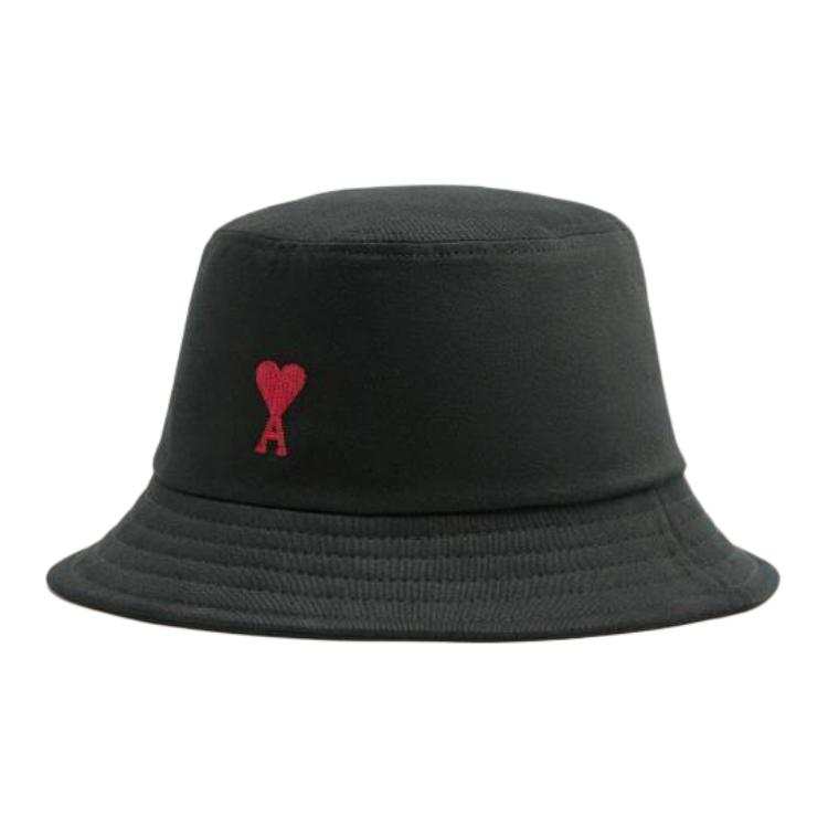 AMIPARIS Ami Paris Ami De Coeur Embroidered Bucket Hat