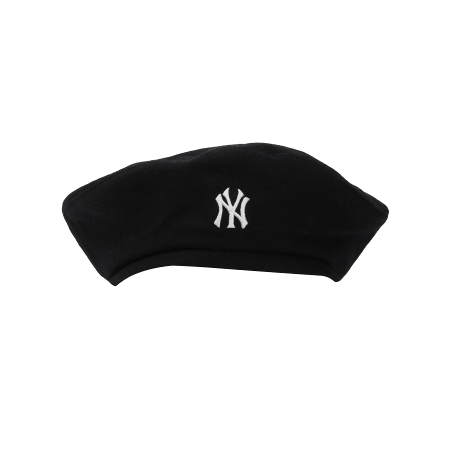 MLB MLB Fashion Trend Logo Embroidered Beret Black