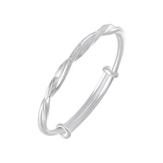 SINO GEM Sterling Silver Bangles Women's