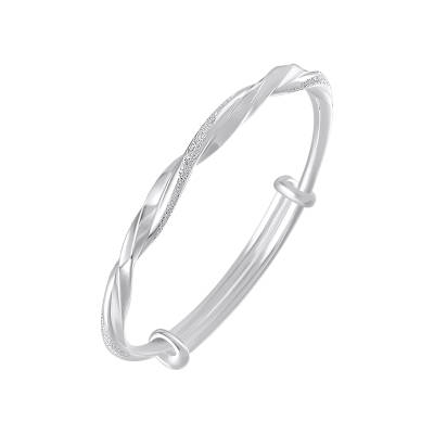 SINO GEM Sterling Silver Bangles Women's