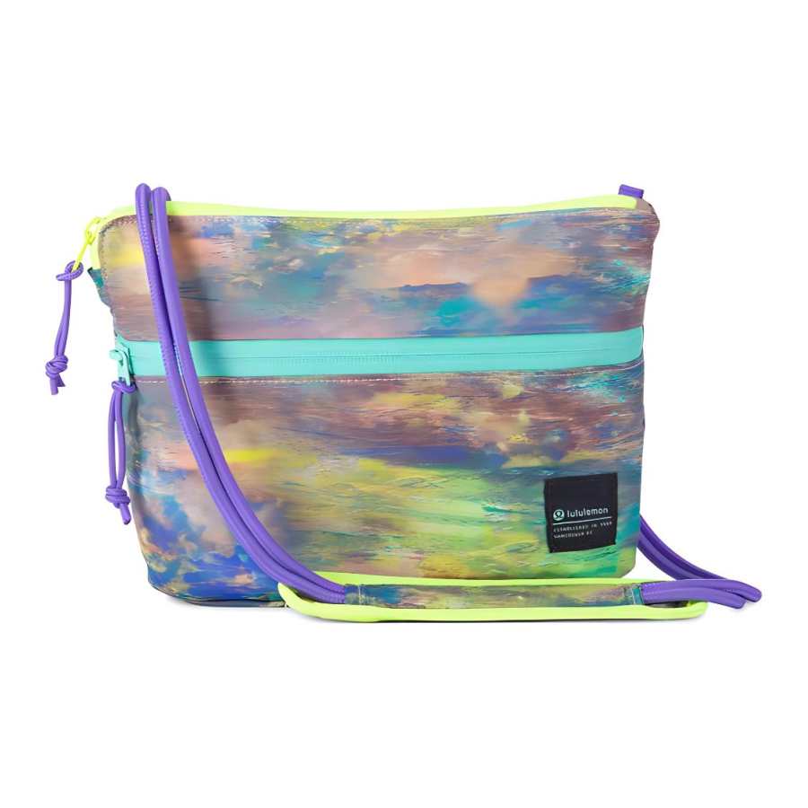 Lululemon Lululemon Nylon Shoulder Bag, Crossbody Bag Regular Unisex Multicolor