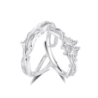 GUDS GAVE S999 Fine Silver Rings Unisex