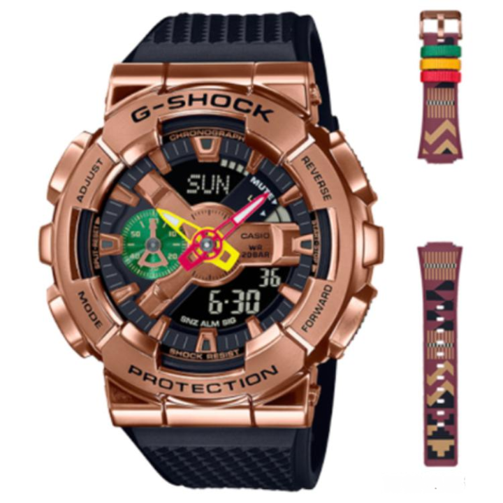 CASIO CASIO Men Full Metal Series Black Watch GM-110RH-1A