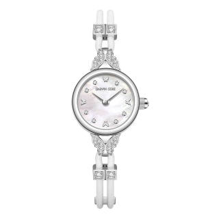Darwin Core Quartz Movement Stainless Steel Watchband Watch Women's Watch Mother of Pearl Color Watch Dial