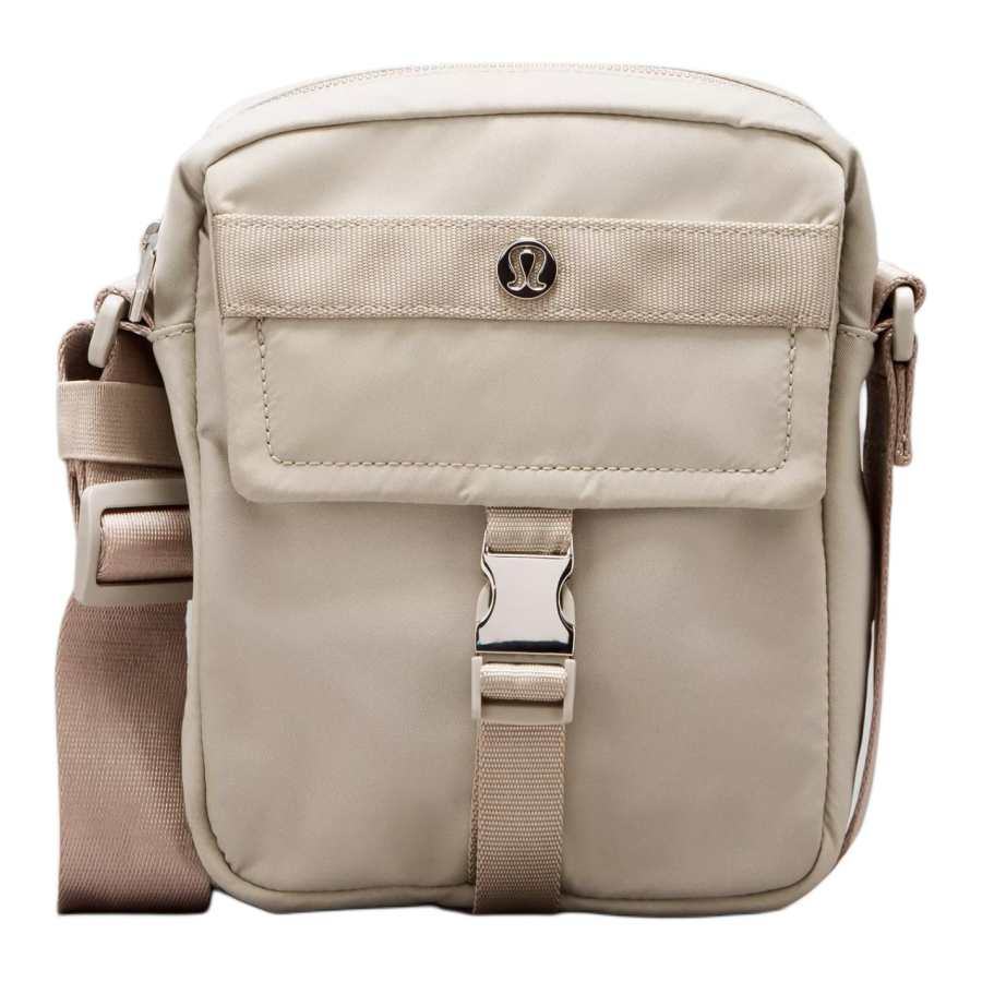 Lululemon Wunderlust Recycled Polyester With Nylon Crossbody Bags Regular Unisex Raw Linen