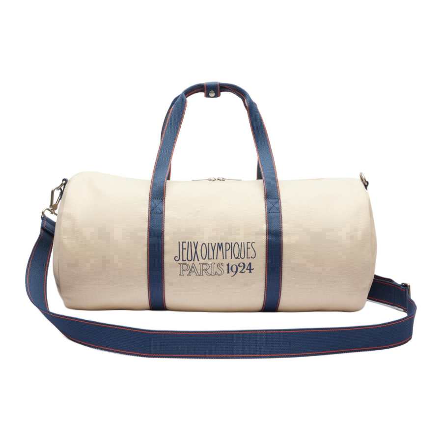 LACOSTE Cotton Shoulder Bag, Crossbody Bag, Handbag Unisex White