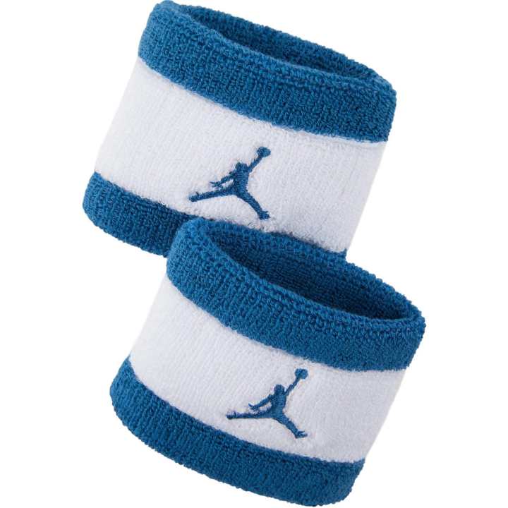 Jordan Jordan Wristbands Breathable Protective Blue White Unisex