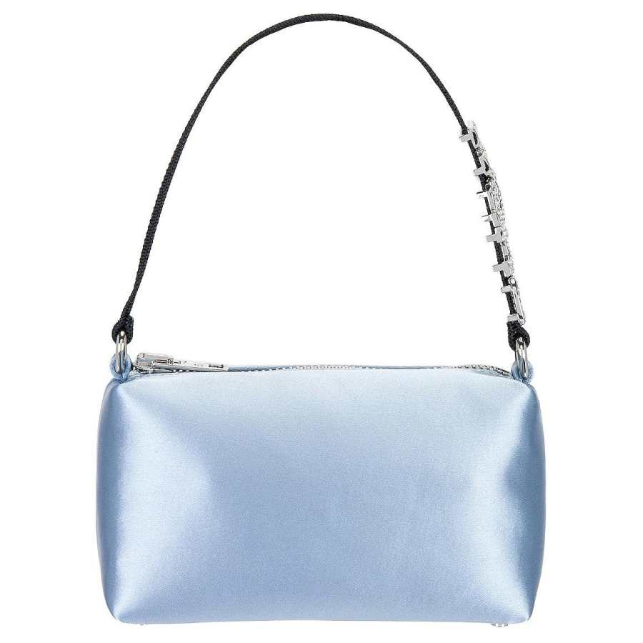 Alexander Wang Heiress Satin One Shoulder Handbag Medium Women's Blue