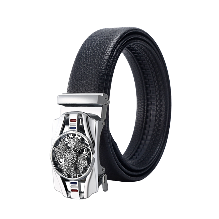 J W Cow Leather Belts Men's 3.8cm