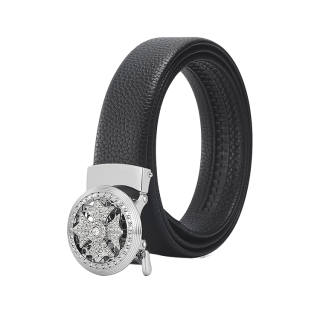 XNKW Cow Leather Belts Men's Width 3.5cm