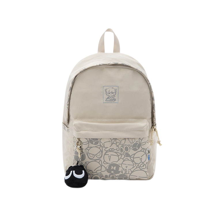 Semir Semir Polyester Laptop Bag Backpack Large Unisex Ecru/Black