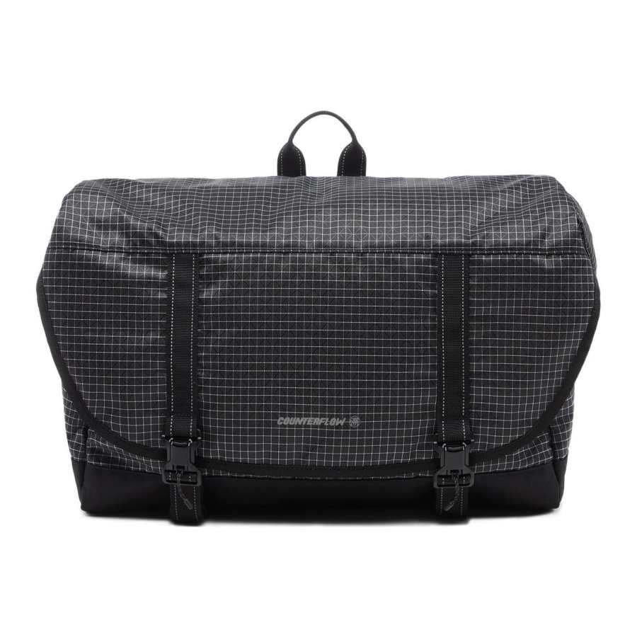 Li-Ning Li Ning Polyester Crossbody Handbag Regular Unisex Black Plaid