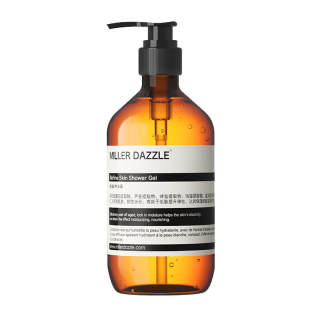 Millerdazzle Men's Revitalizing Treatment Shower Gels Aromatic Hydrating Deep Cleaning Soothing Oil Control 500ml