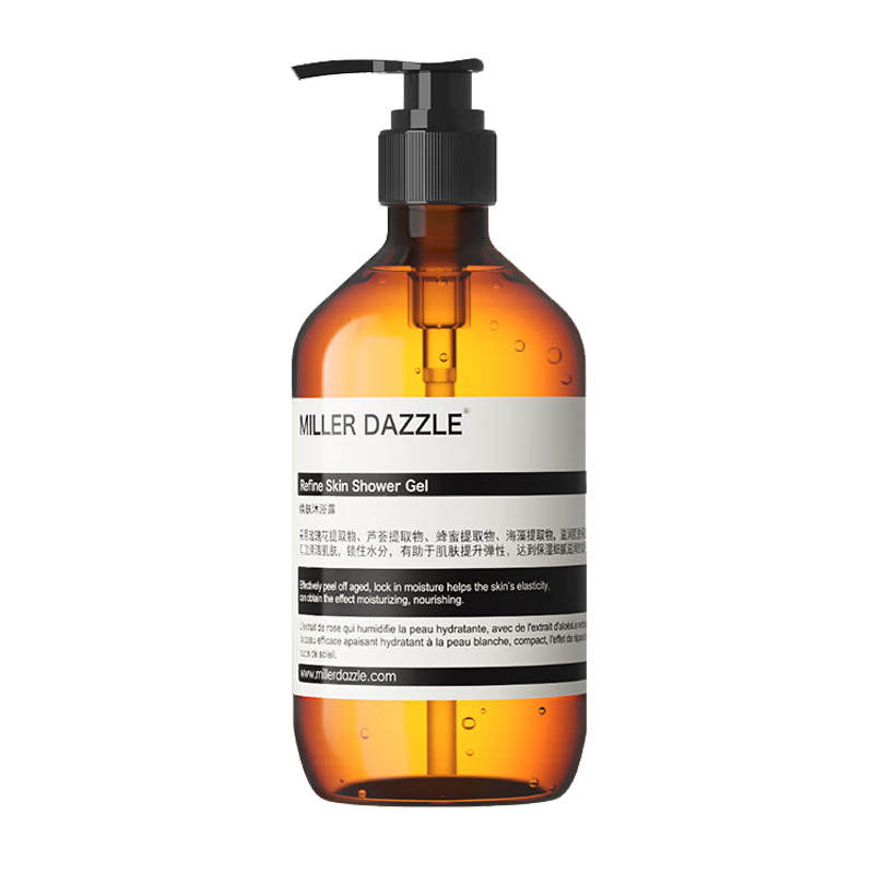 Millerdazzle Men's Revitalizing Treatment Shower Gels Aromatic Hydrating Deep Cleaning Soothing Oil Control 500ml