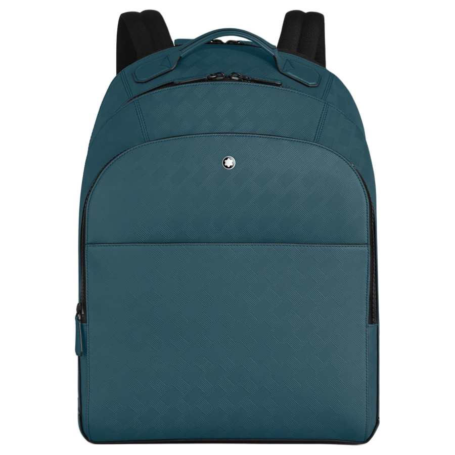 MONTBLANC MONTBLANC Cow Leather Backpack Large Men's Blue