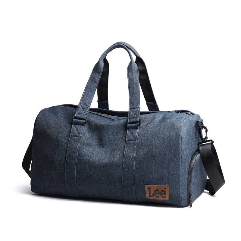 Lee Oxford Storage Crossbody Bag Large Unisex Denim Blue