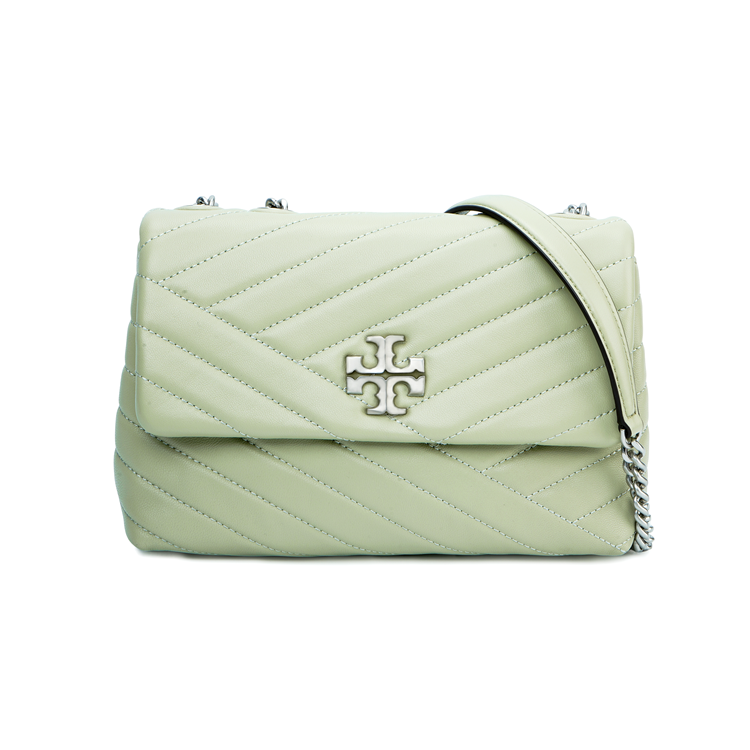 TORY BURCH Kira Sheepskin Chain Bag, Shoulder Bag Women's Green