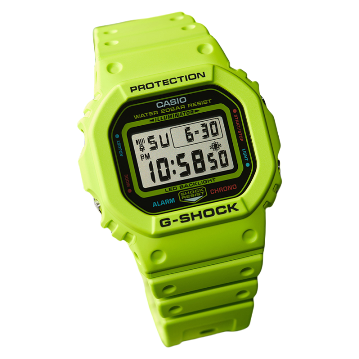 CASIO CASIO Unisex G-SQUAD Series Yellow Watch DW-5600EP-9PR