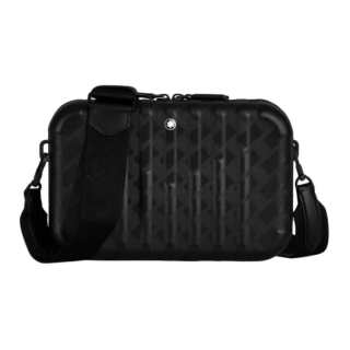 MONTBLANC Cow Leather Travel Suitcase, Shoulder Bag, Crossbody Bag Regular Men's Black