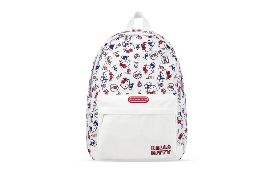 Zgo Zgo Sanrio Hello Kitty Polyester Backpack Women's Cream White