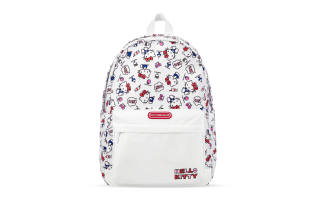 Zgo Sanrio Hello Kitty Polyester Backpack Women's Cream White